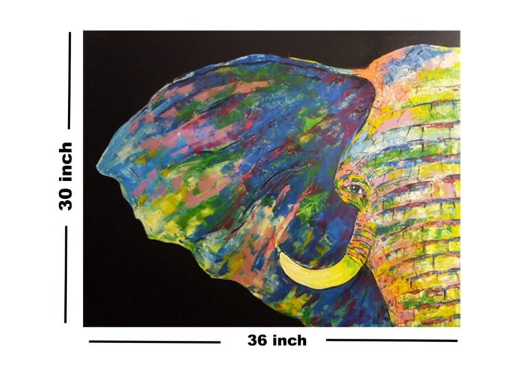 Premium Elephant Painting