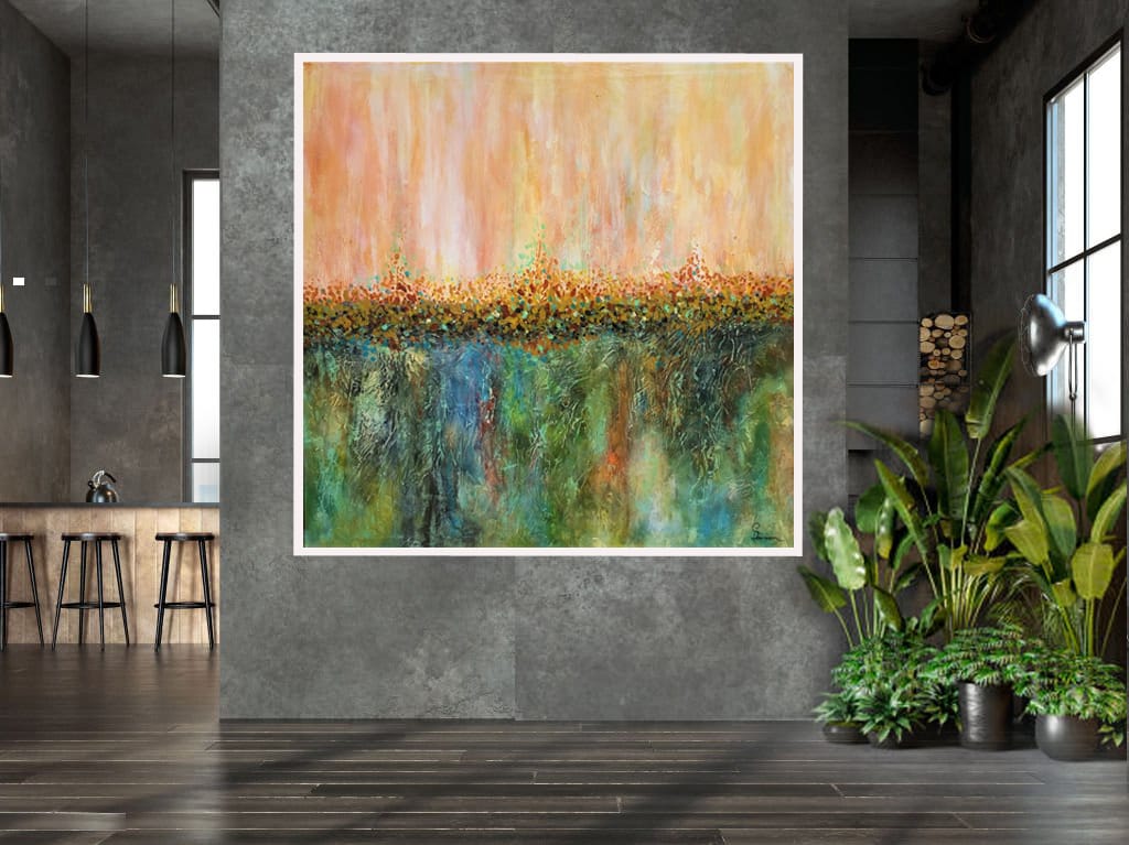 golden horizon painting